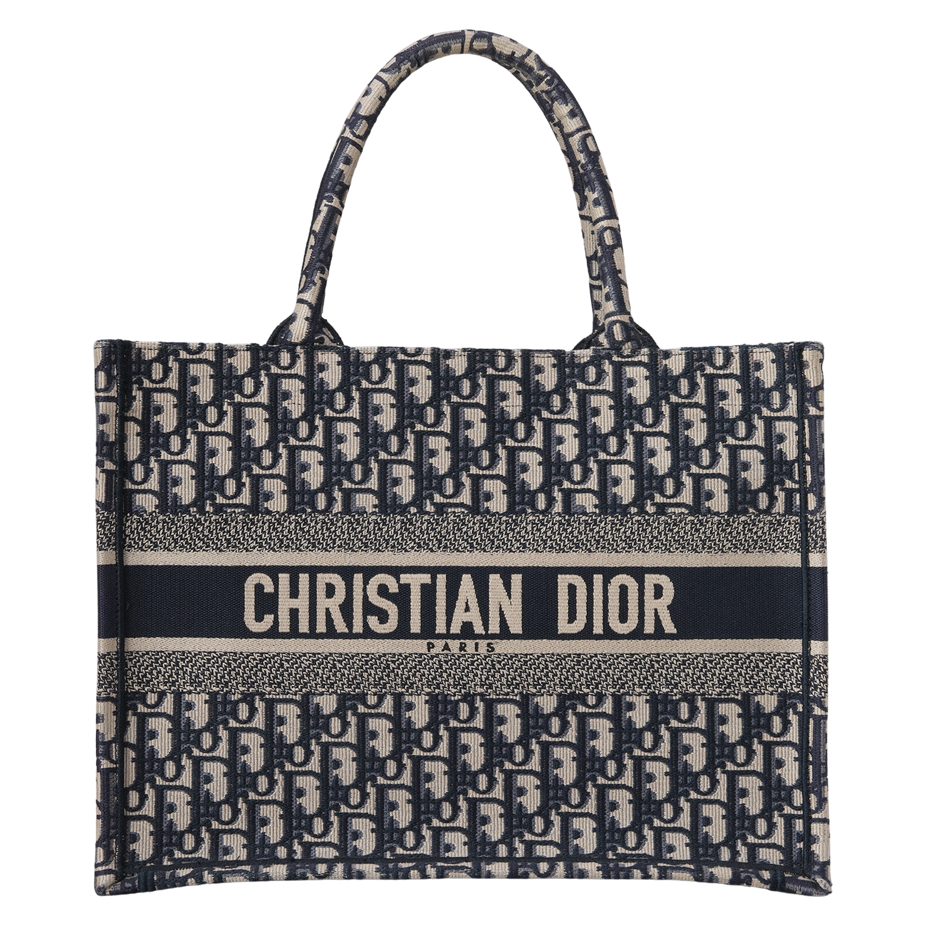 CHRISTIAN DIOR(USED)디올 오블리크 북토트 미듐